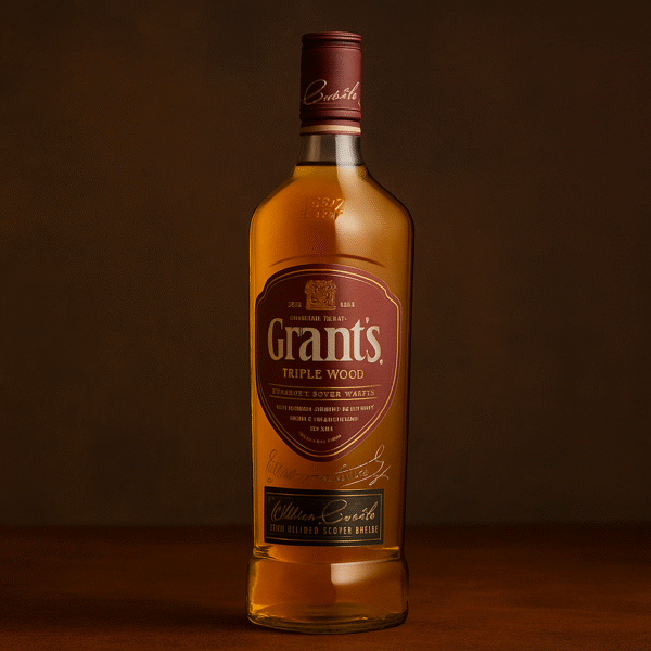 GRANTS TRIPLE WOOD WHISKY 70cl (WITH GLASS)