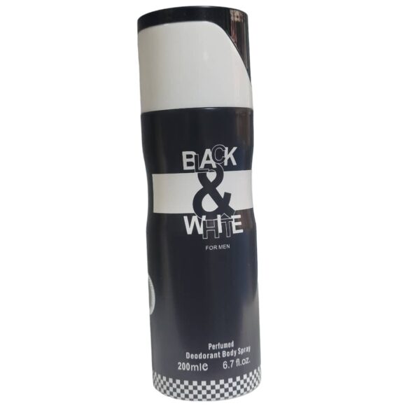 BLACK & WHITE FOR MEN PERFUMED DEODORANT BODY SPRAY 200ML