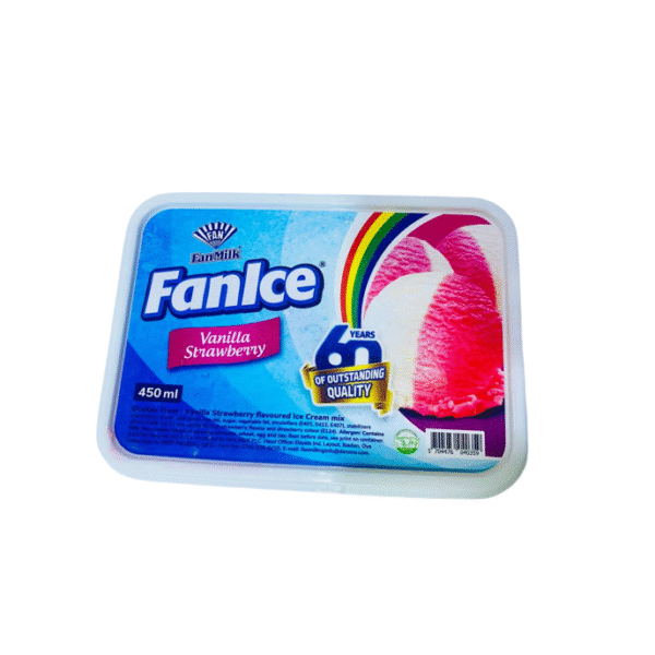 FANICE FAN MILK STRAWBERRY & VANILLA 450ml