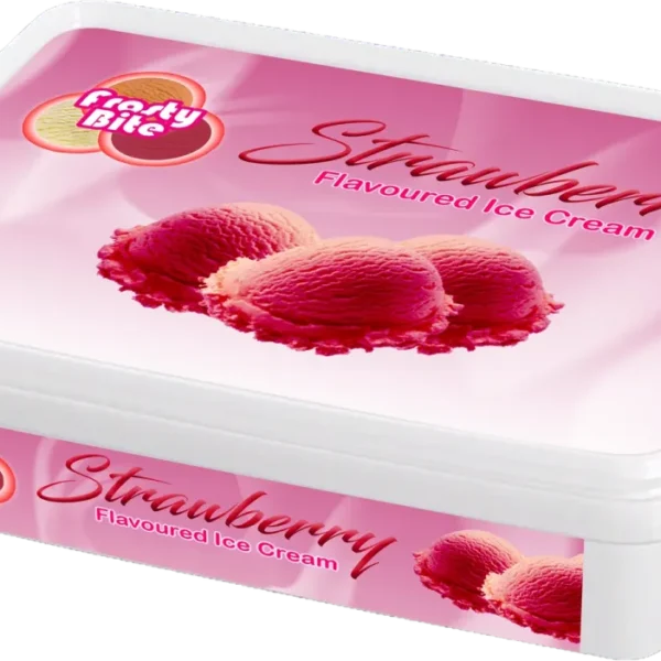 FROSTY BITE STRAWBERRY FLAVOURED ICE-CREAM 1800ml