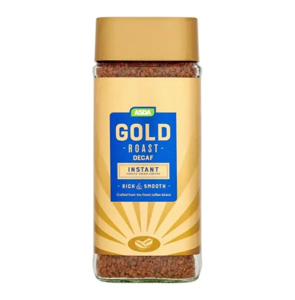 GOLD ROAST DECAF COFFEE ASDA 200g