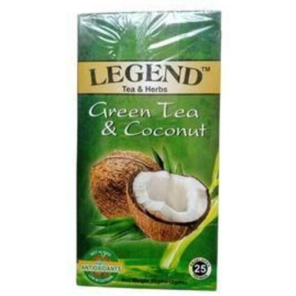 LEGEND GREEN TEA & COCONUT 50g