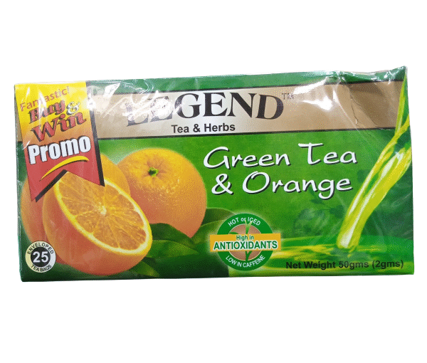 LEGEND GREEN TEA & ORANGE 50gms