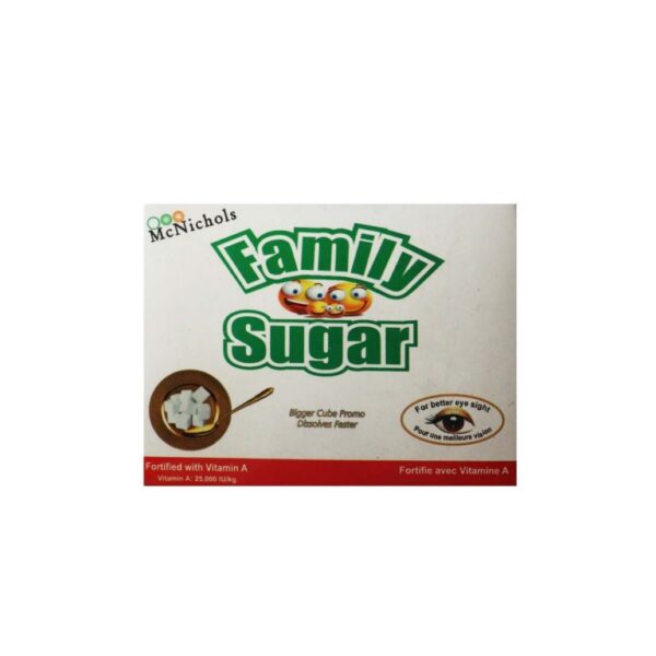MCNICHOLS FAMILY CANE SUGAR BROWN CUBES 475g