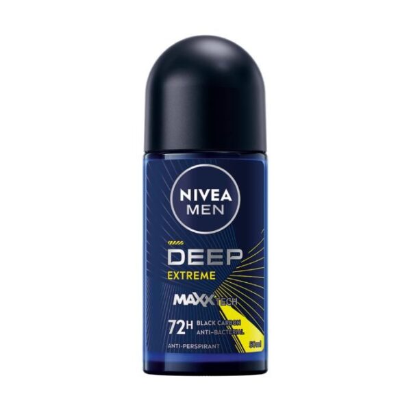 NIVEA MEN DEEP EXTREME ROLLON 72H 50ML x30