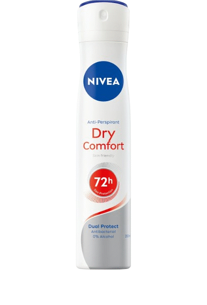 NIVEA DRY COMFORT 72H ANTI-PERSPIRANT SPRAY 200ML