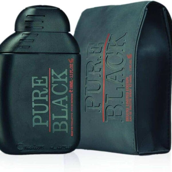 PURE BLACK DELUXE LIMITED EDITION EAU DE TOILETTE SPRAY POUR HOMME 100ml