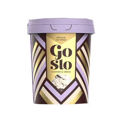 GO SLO PREMIUM ICE CREAM COOKIES & CREAM 320ml