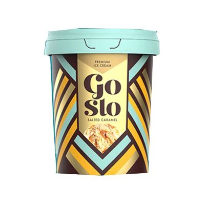GO SLO SALTED CARAMEL PREMIUM ICE CREAM 460ml