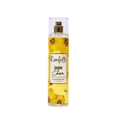 CONFETTI LONDON SUNSHINE & CHEER FINE FRAGRANCE MIST 236ML