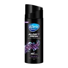KARIS PREMIUM ALL DAY FRESH BLACK BODY DEODORANT 200ml
