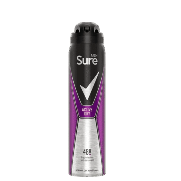 MEN SURE MOTION SENSE ACTIVE DRY ANTI-PERSPIRANT DEODORANT SPRAY  250ML
