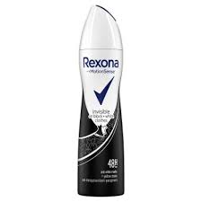 REXONA MOTION INVISIBLE ON BLACK+WHITE CLOTHES ANTI-PERSPIRANT DEODORANT SPRAY 200ML