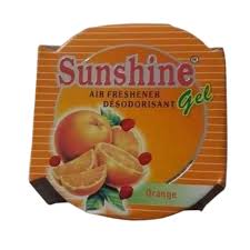 SUNSHINE GEL AIR FRESHENER DESODORISANT ORANGE 80g