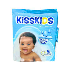 KISSKIDS BABY DIAPERS (5) JUNIOR 14-25KG BY 78PC